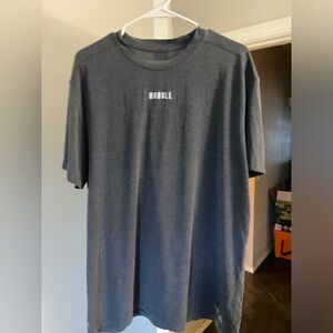 Nobull workout shirt combine training shirt navy blue XXL EUC